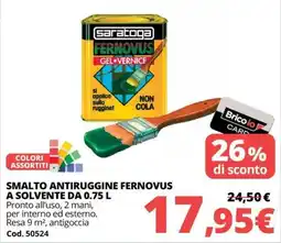 Brico Io Smalto antiruggine Fernovus offerta