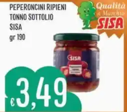 Sisa Peperoncini ripieni tonno sottolio SISA offerta