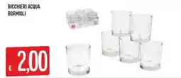 Sisa Bicchieri acqua Bormioli offerta
