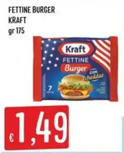 Sisa Fettine burger Kraft offerta