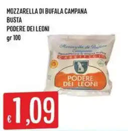 Sisa Mozzarella di bufala campana Podere dei leoni offerta