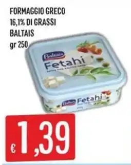 Sisa Formaggio greco Baltais Fetahi offerta