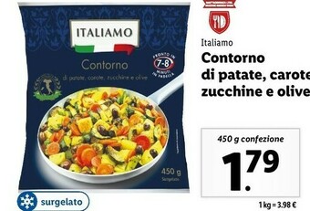 Lidl Contorno di patate, carote, zucchine e olive offerta