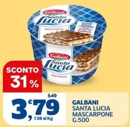 Sigma Galbani Santa Lucia Mascarpone offerta