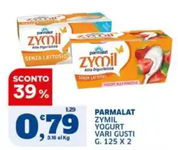 Sigma Parmalat Zymil Yogurt Vari Gusti offerta