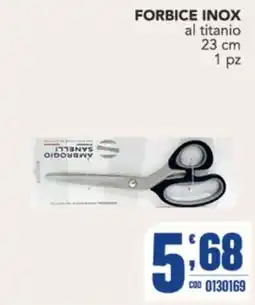 Gruppo di Palo Forbice inox al titanio offerta