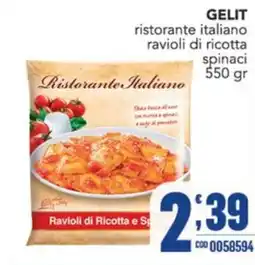 Gruppo di Palo Ristorante Italiano Ravioli di Ricotta e Spinaci offerta