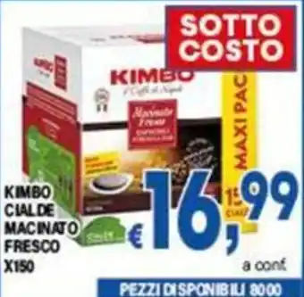 Kimbo Cialde Macinato Fresco