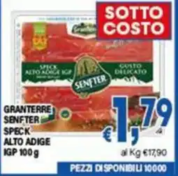 DEM Granterre Senfter Speck Alto Adige IGP offerta
