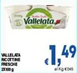 DEM Vallelata ricottine fresche offerta