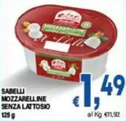 DEM Sabelli Mozzarella line senza lattosio offerta