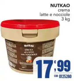 Gruppo di Palo Nutkao crema al latte con nocciole offerta