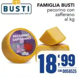 Gruppo di Palo Famiglia Busti pecorino con zafferano offerta