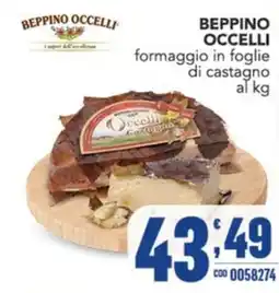 Gruppo di Palo Beppino Occelli formaggio in foglie di castagno offerta