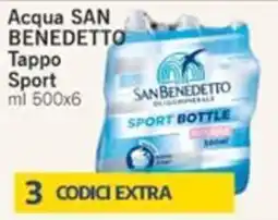 Sidis Acqua SAN BENEDETTO Tappo Sport offerta