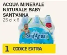 Sidis Acqua minerale naturale baby Sant'Anna offerta