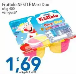 Sidis Fruttolo Nestlé Maxi Duo offerta