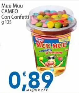 Sidis Muu Muu Cameo Con Confetti offerta