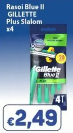 Sidis Rasoi Blue II Gillette Plus Slalom offerta