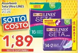Sidis Assorbenti Seta Ultra LINES offerta
