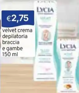 Sirene Blu Lycia velvet crema depilatoria offerta