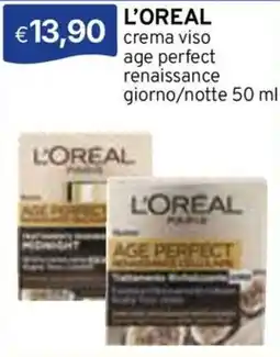 Sirene Blu L'Oréal crema viso age perfect renaissance offerta