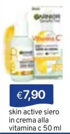 Sirene Blu skin active siero in crema alla vitamina c offerta