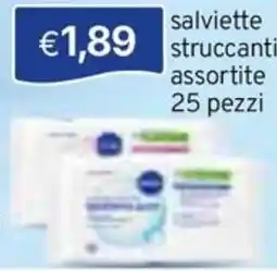 Sirene Blu salviette struccanti assortite offerta