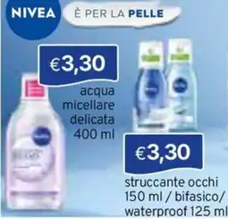 Sirene Blu Nivea acqua micellare delicata offerta