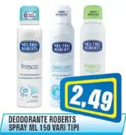 Punto Vigas Deodorante Roberts Spray offerta