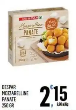 Vibian Despar mozzarelline panate offerta