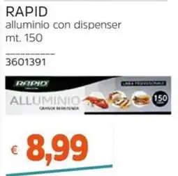 Stop&Shop Rapid alluminio con dispenser offerta