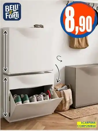 Scarpiera componibile Belli e Forti