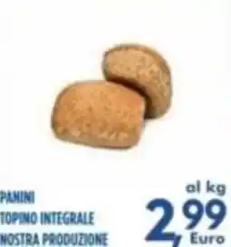 Orizzonte Supermercati Panini Topino Integrale offerta