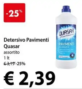 Detersivo Pavimenti Quasar