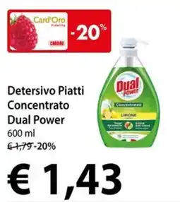 Cadoro Detersivo Piatti Concentrato Dual Power offerta