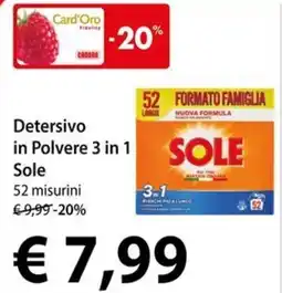 Cadoro Detersivo in Polvere 3 in 1 Sole offerta