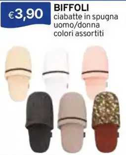 Sirene Blu Biffoli ciabatte in spugna offerta