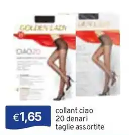 Sirene Blu collant ciao 20 denari offerta