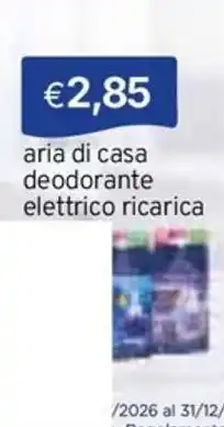 Sirene Blu aria di casa deodorante elettrico ricarica offerta