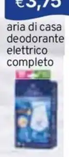 Sirene Blu aria di casa deodorante elettrico completo offerta
