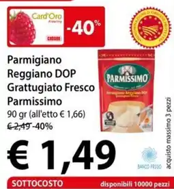 Cadoro Parmigiano Reggiano DOP Grattugiato Fresco Parmissimo offerta