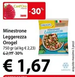 Cadoro Minestrone Leggerezza Orogel offerta