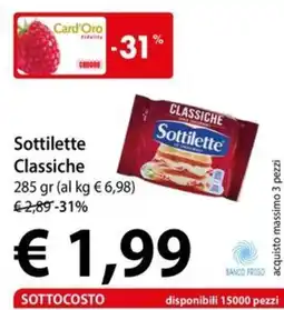 Cadoro Sottilette Classiche offerta