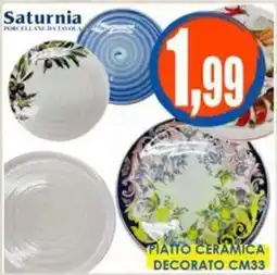 Giunigor Piatto ceramica decorato offerta
