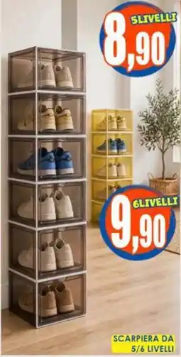 Giunigor Scarpiera da 5/6 livelli offerta