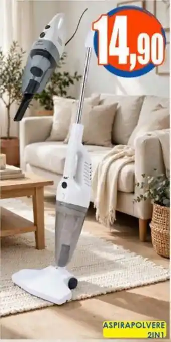 Aspirapolvere 2in1