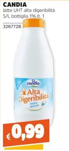 Stop&Shop Candia latte UHT alta digeribilità offerta