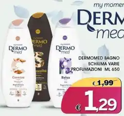 Deter Shop Dermomed bagno schiuma varie profumazioni offerta
