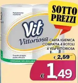 Deter Shop Vit carta igienica offerta